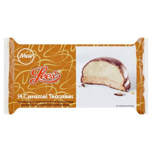 Lees Caramel Teacakes 14pk Coopers Candy