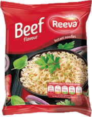 Reeva Instant Noodles Beef Flavour 60g Coopers Candy
