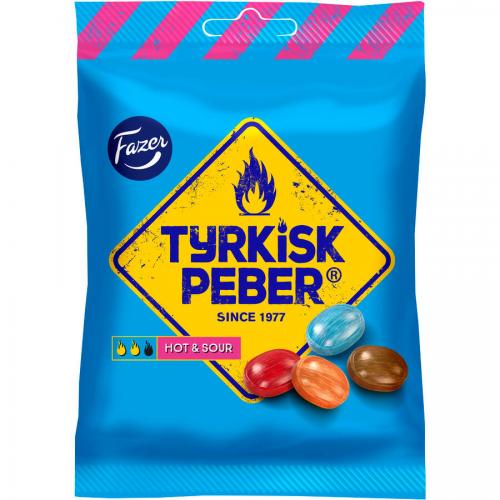 Fazer Tyrkisk Peber Hot & Sour 150g Coopers Candy