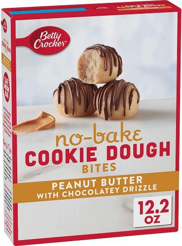 Betty Crocker No-Bake Cookie Dough Bites Peanut Butter 345g Coopers Candy
