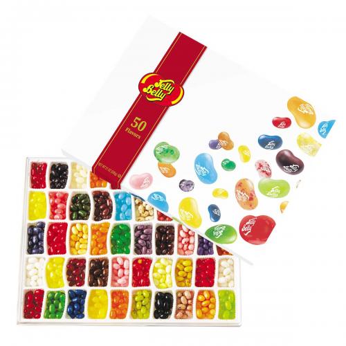 Jelly Belly Presentask 50 smaker (600g) Coopers Candy