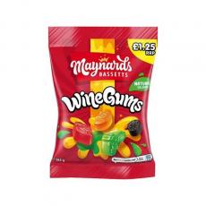 Maynards Bassetts Wine Gums 165g Coopers Candy