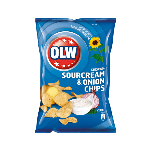 OLW Sourcream & Onion 175g Coopers Candy