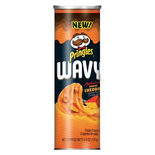 Pringles Wavy Applewood Smoked Cheddar 137g Coopers Candy