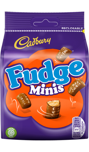 Cadbury Fudge Minis 120g Coopers Candy