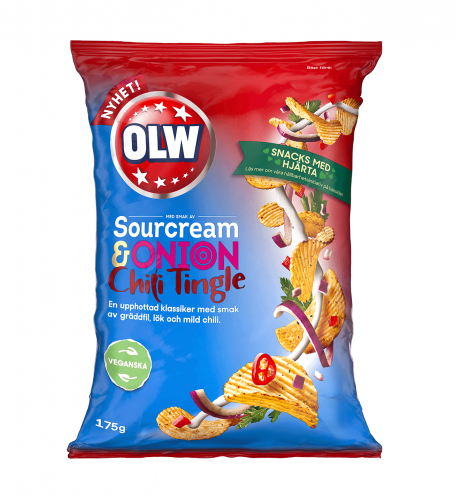 OLW Sourcream & Onion Chili Tingle 175g Coopers Candy