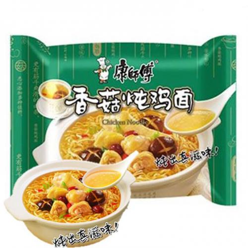 Kang Shi Fu Instant Noodle Mushroom and Stewed Chicken Flavor 100g Coopers Candy