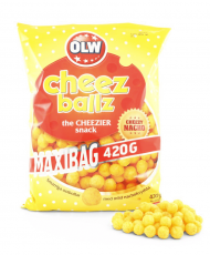 OLW Cheez Ballz Maxibag 420g Coopers Candy