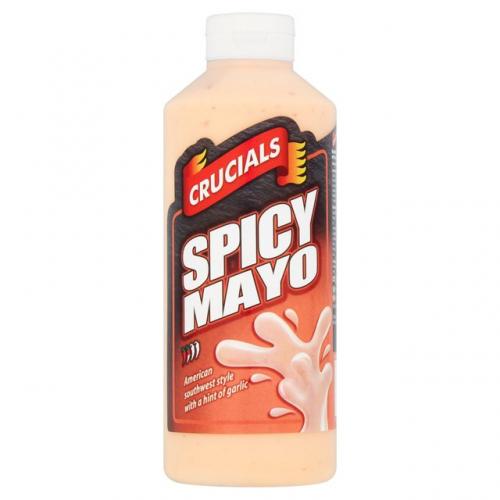 Crucials Spicy Mayonnaise Squeezy 500ml Coopers Candy
