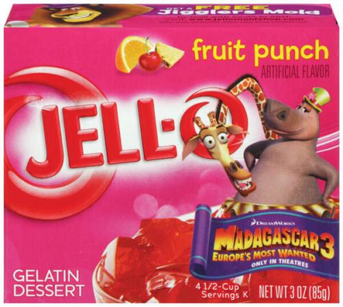 Jello Fruit Punch 85g Coopers Candy