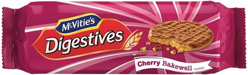 Mcvities Digestives Milk Choc Cherry Bakewell 250g Coopers Candy