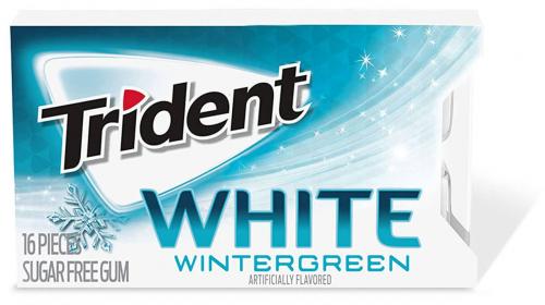 Trident White Wintergreen 24g Coopers Candy