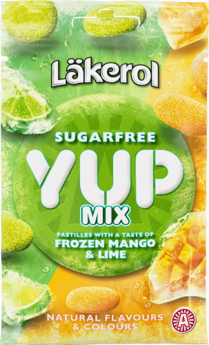 Lkerol YUP Mix Frozen Mango & Lime 30g Coopers Candy