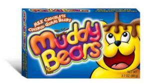 Muddy Bears Chocolate Covered Gummi Bears 88g Coopers Candy