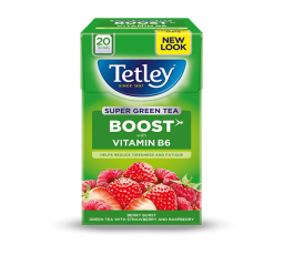Tetley Super Green Tea Boost Berry Burst 20-Pack Coopers Candy