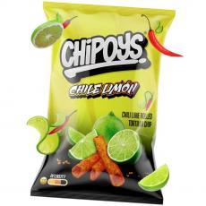 Chipoys Chile Limon Tortilla Chips 113g (BF: 2023-12-31) Coopers Candy