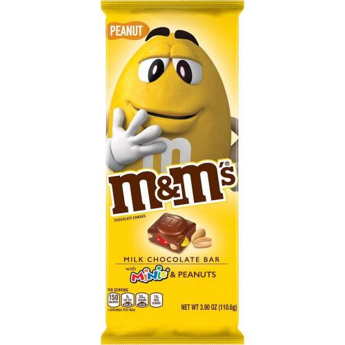 M&Ms Peanut Milk Chocolate Candy Bar 110g Coopers Candy