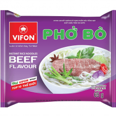 Vifon Instant Rice Noodles Beef 60g Coopers Candy