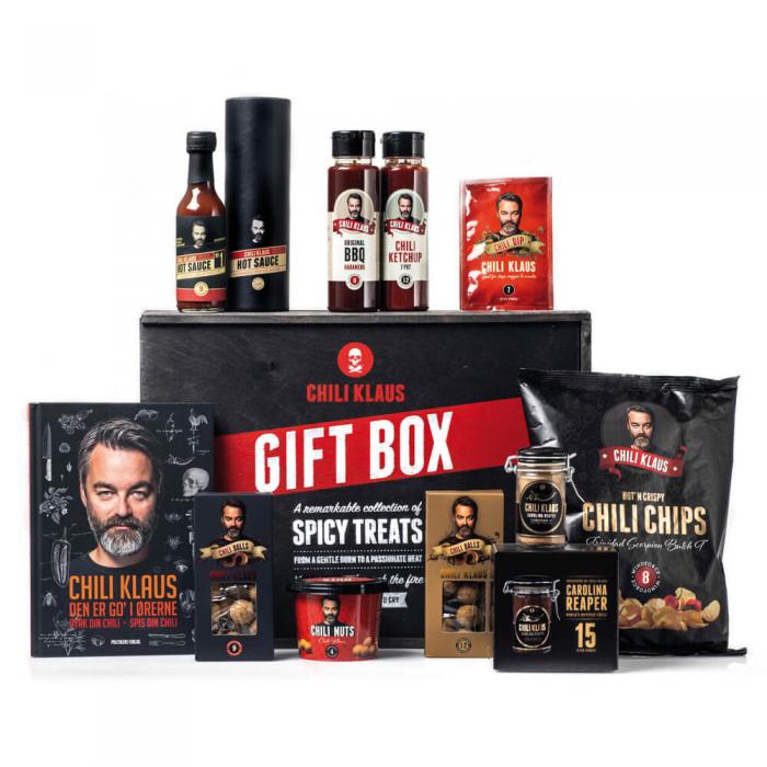 Kjøp Chili Klaus Spicy Box hos Coopers Candy Godteri på nett