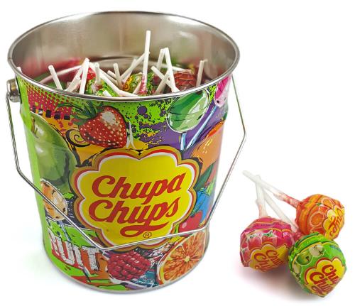 Chupa Chups Fruit Klubbor Hink 150st Coopers Candy