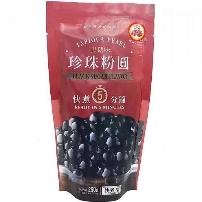 Kjøp Wufuyuan Tapioca Pearl Black Sugar 250g hos Coopers Candy Godteri på nett
