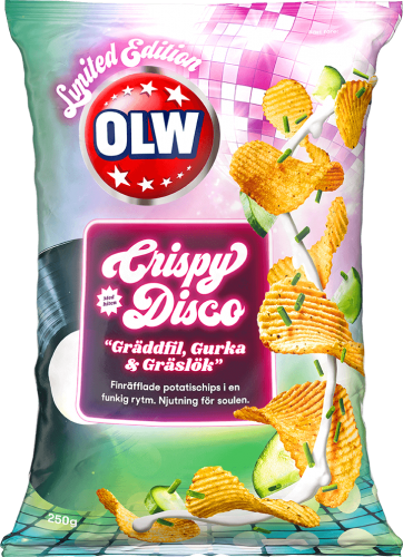 OLW Crispy Disco 250g Coopers Candy
