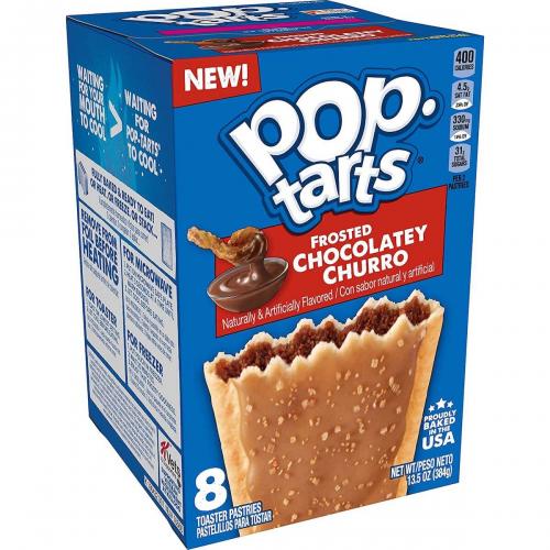 Kelloggs Pop-Tarts Frosted Chocolatey Churro 384g Coopers Candy