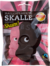 Bubs Hallon/lakritsskalle Skum 90g Coopers Candy