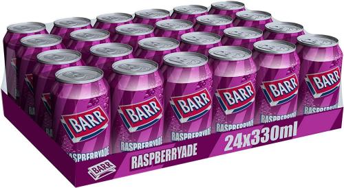 Barr Raspberryade 33cl x 24st (helt flak) Coopers Candy