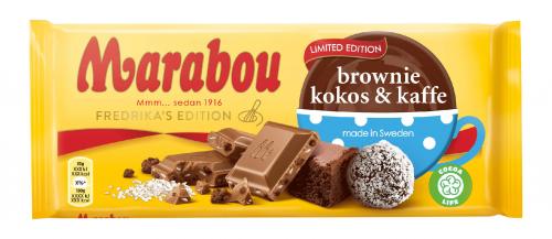 Marabou Brownie, Kokos & Kaffe 185g Coopers Candy