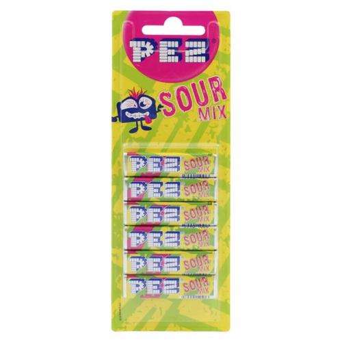 PEZ Refill Sour 6-pack 51g Coopers Candy