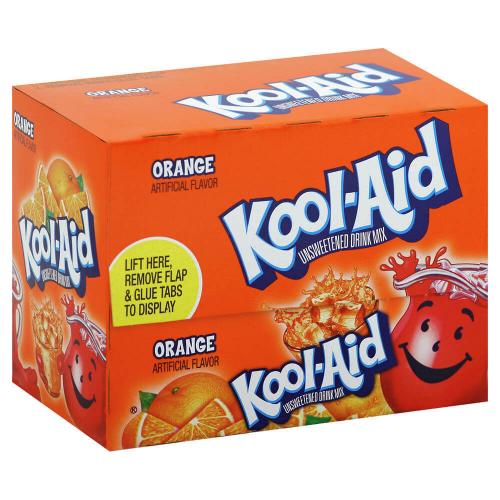 Kool-Aid Soft Drink Mix - Orange x 48st (hel lda) Coopers Candy
