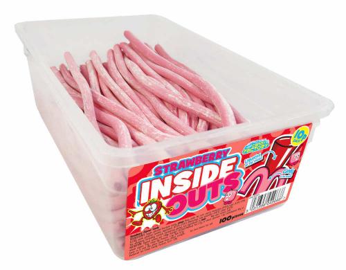 Crazy Candy Factory Strawberry Inside Out Pencils 100st Coopers Candy