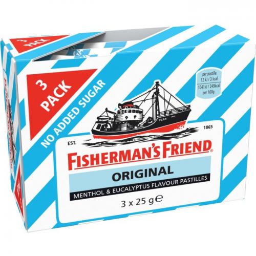 Fishermans Friend Original - No Added Sugar 3-Pack Coopers Candy
