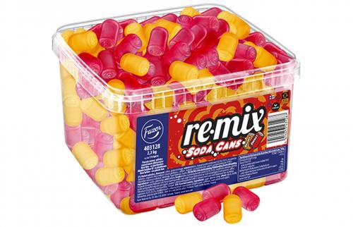 Fazer Remix Soda Cans 2.3kg Coopers Candy