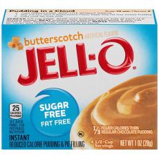 Jello Sugar Free Pudding Mix Butterscotch 28g Coopers Candy