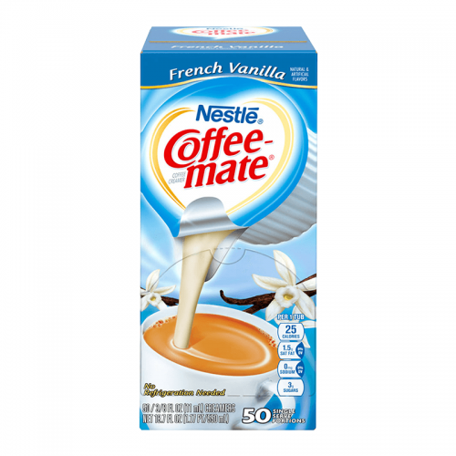 Coffee-Mate Liquid Creamer Singles - French Vanilla Coopers Candy