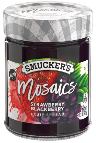 Smuckers Mosaics Strawberry Blackberry Fruit Spread 321g Coopers Candy