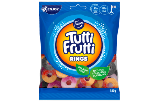 Tutti Frutti Rings 120g Coopers Candy