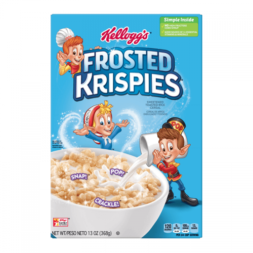 Kelloggs Frosted Krispies Cereal 368g Coopers Candy