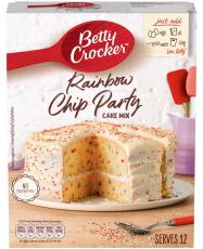 Betty Crocker Rainbow Chip Party Cake Mix 425g Coopers Candy