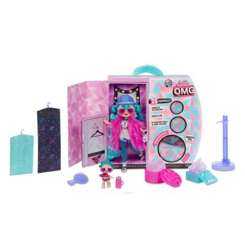 L.O.L. Surprise! O.M.G. Winter Disco Cosmic Nova Fashion Doll and Sister Coopers Candy