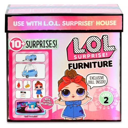L.O.L. Surprise Furniture with Doll Series 2 Coopers Candy