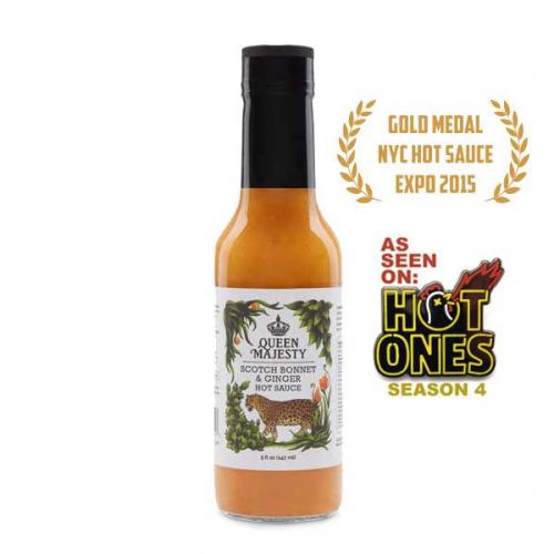 Queen Majesty Scotch Bonnet & Ginger Hot Sauce 147ml Coopers Candy