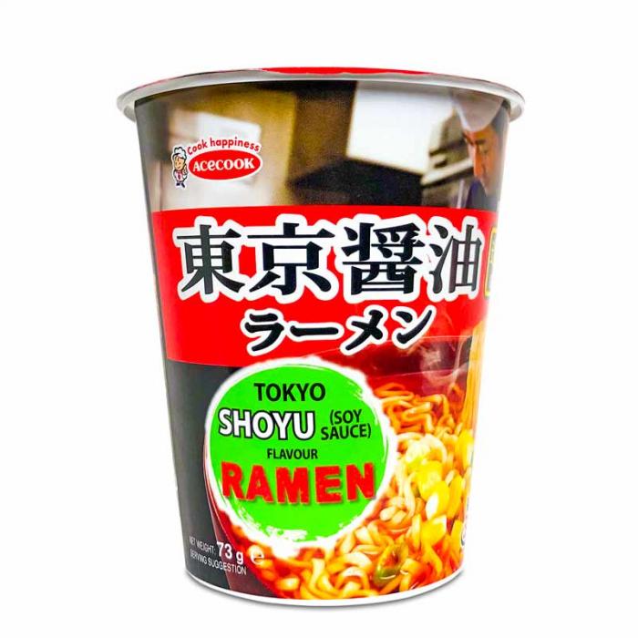 Kjøp Acecook Instant Cup Ramen Shoyu Flavour 73g hos Coopers Candy