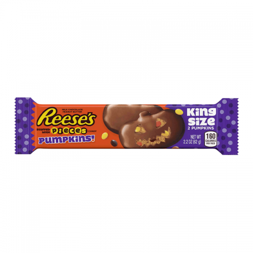 Reeses Peanut Butter Pumpkin with Reeses Pieces 62g Coopers Candy