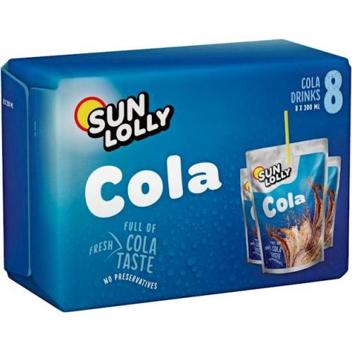 Sun Lolly Drinks 20clx8st - Cola Coopers Candy
