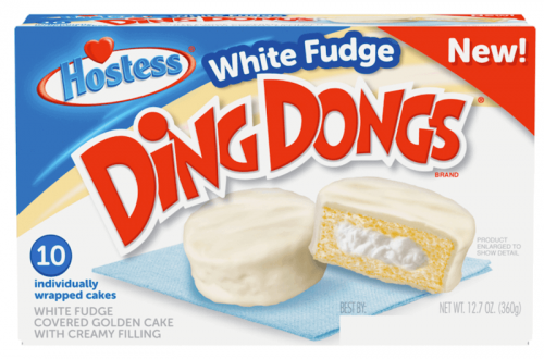 Hostess White Fudge Ding Dongs 360g Coopers Candy