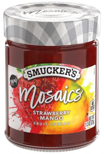 Smuckers Mosaics Strawberry Mango Fruit Spread 321g Coopers Candy