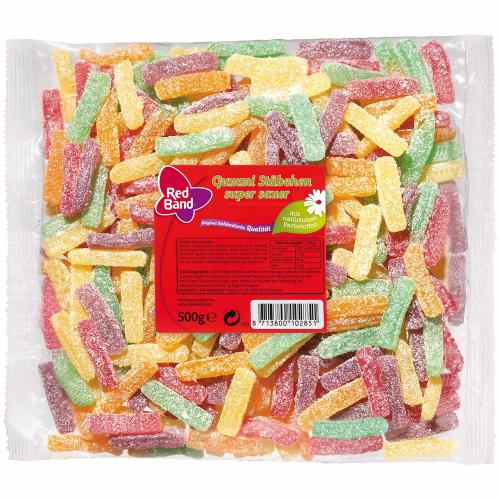 Red Band Sauer Stbchen 500g Coopers Candy